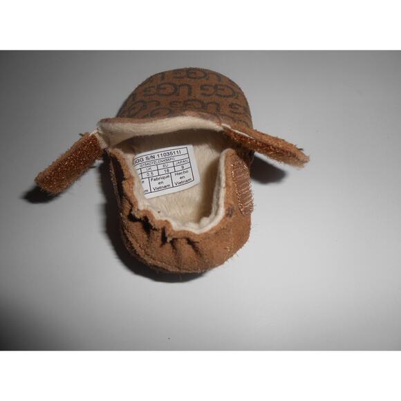 UGG Chestnut Baby Logo Pre-walker Roos Booties - Picture 16 of 16